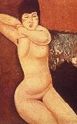 Amedeo Modigliani Reclining nude with Clasped Hand oil painting